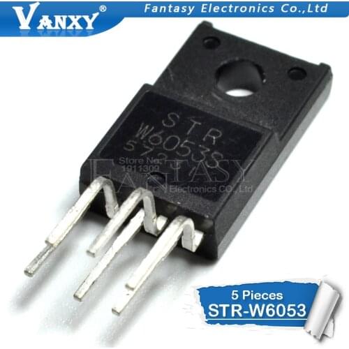 5PCS STR-W6053N TO220 STR-W6053 STRW6053N STR-W6053S TO220F-6 STRW6053S STRW6053 W6053N W6053S
