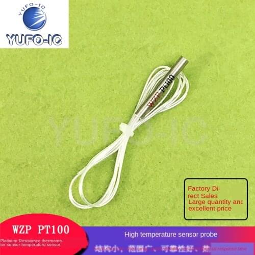 Free Ship 1PCS wzp PT100 Thermal Resistance and Thermocouple Platinum Resistance Temperature Sensor Probe