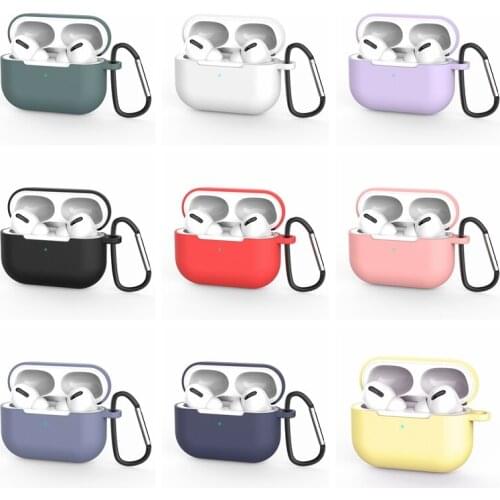 For AirPods Pro Case Simple Solid Color Silicone Earphone Cover for Airpods Headphone Protective Cover Air Pods Pro 3