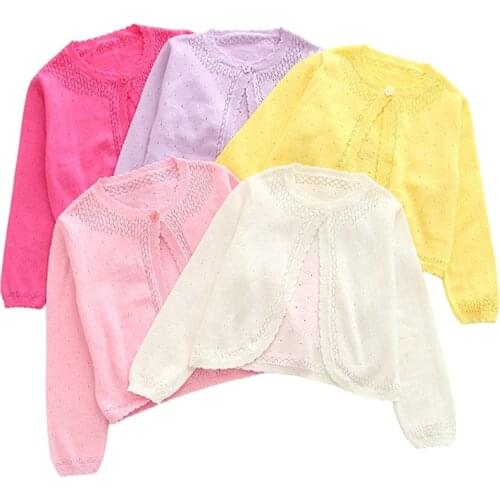 Baby Knitted Cardigan Spring Autumn Sweater Children Clothing Boys Girls Sweaters Kids Wear Baby Boy Clothes Summer Thin Jacket