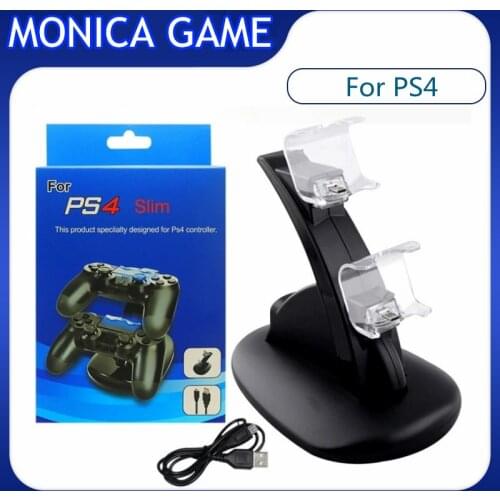 PS4 Fast Bracket Double Charging for PS4/Slim/Pro Handle Aircraft Seat Charging Bracket Spot for Ps4 Controller Accessories