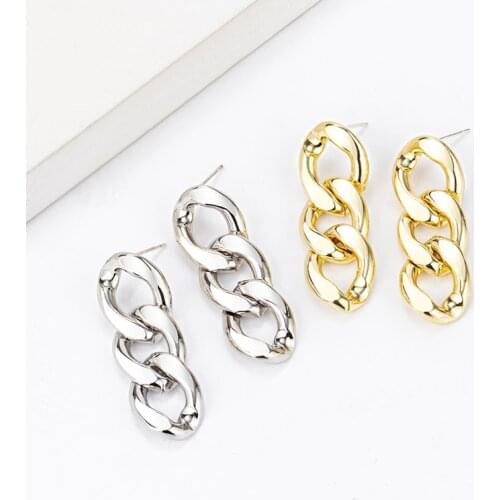 Fashion Long Tassel Metal Statement Earings 2020 Gold Geometric Drop Earrings For Women Hanging Dangle Earrings Brincos Jewelry