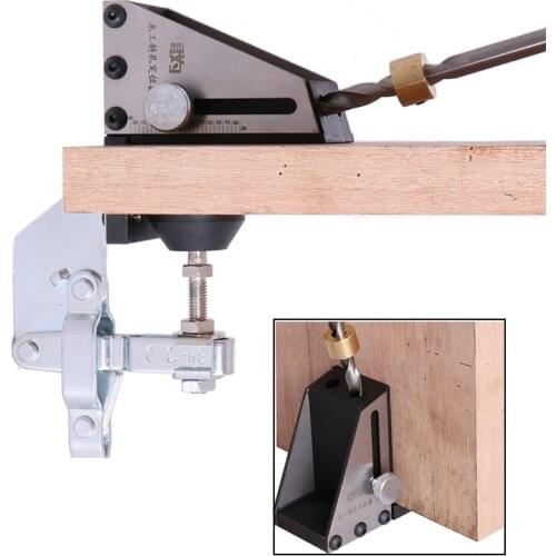 9mm Hole Jig Kit Woodworking Oblique Hole Locator Drill Guide Fixture Puncher Carpentery Tools DIY