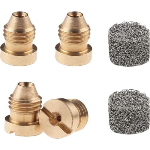 Foam Cannon Orifice Tips Nozzle For Snow Foam Lance 3000 Psi 1.10Mm Orifice Screw Nozzle Tip With Mesh Filter