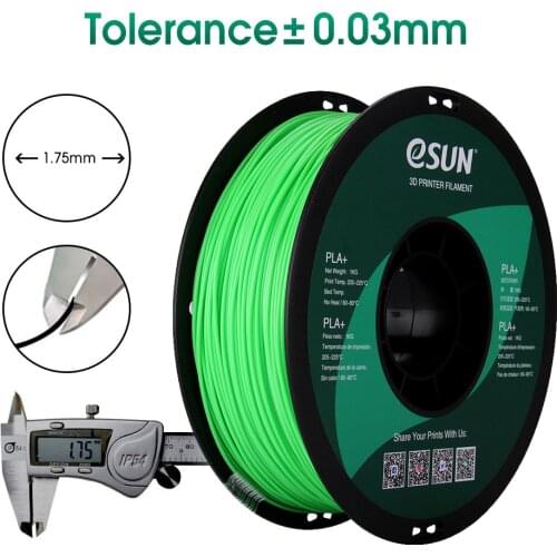 BIQU ESUN 3D Printer Filament PLA+ 1.75mm 1KG Dimensional Accuracy ±0.03mm Printing Material FDM Multiple Color For 3D Printing