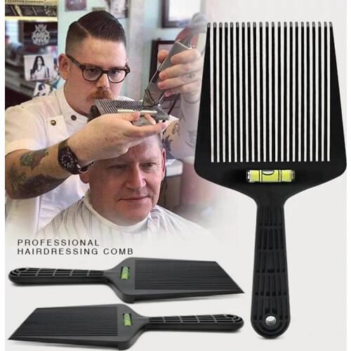 1Pc Flat Top Guide Comb Level Flat Topper Straight Hair Cut Barbers Salon Combs Professional Hair Comb Hair Styling Tools