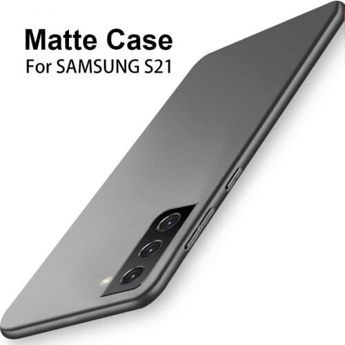For Samsung S21 Case Smartphone Silicone Cover Matte Case For Samsung Galaxy S20 S10 S9 S8 Note 20 10 9 Plus Ultra Phone Case