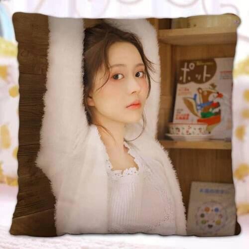 SNH48 Tang Min Pillowcase Pretty Scholar Yu Lexuan Same Paragraph Photo Poster Cushion Cover Surrounding Souvenir Home Decor
