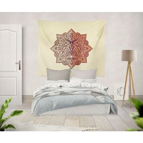 Owl Themed Wall Cloth 150*130 cm
