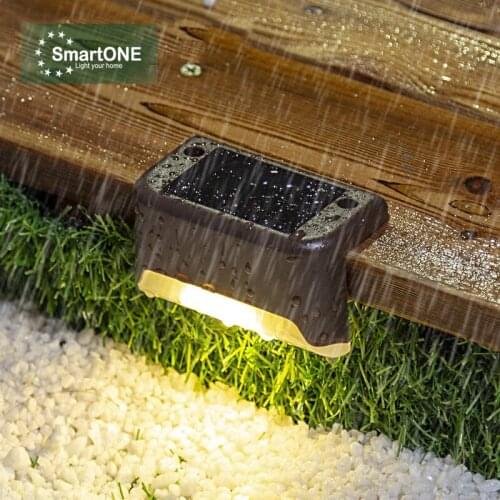 NEW LED Solar Path Stair Outdoor Light Waterproof Solar Powered Garden Yard Fence Wall Landscape Lamp Solar Light Outdoors decor