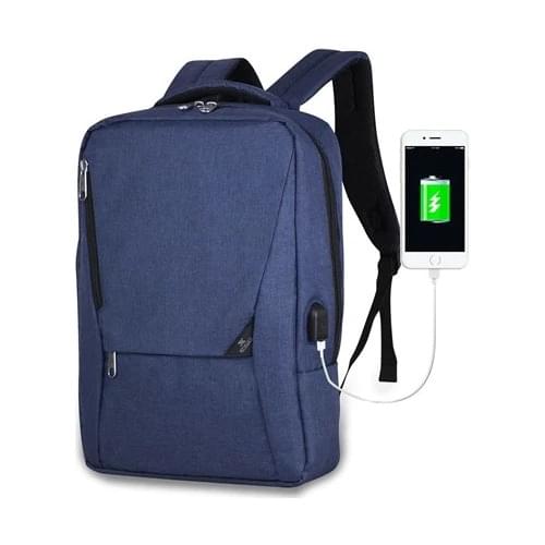 My Valice Smart Bag Active Usb Charger Input Slim Notebook Backpack Dark Blue