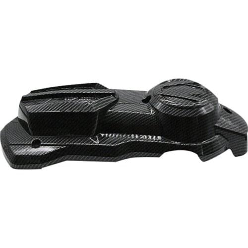 Motorcycle Carbon Fiber Clutch Protection Cover Side Drive Case Guard Trim for Yamaha NMAX155 NMAX 155 2020 Accessories