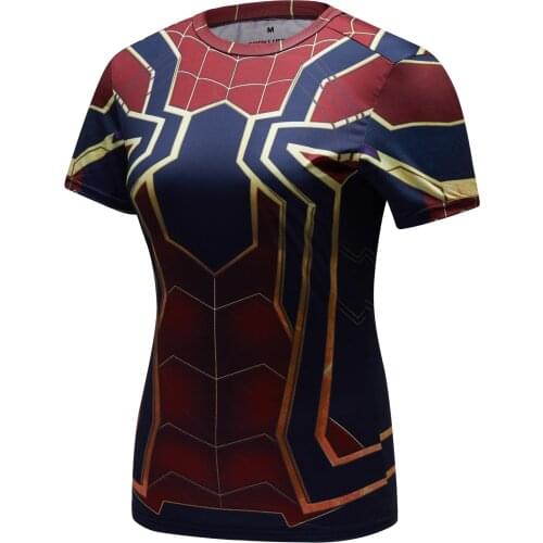 2021 Fitness Female Top Women Compression T Shirt Short Sleeve Print Tights Gym Tee shirt