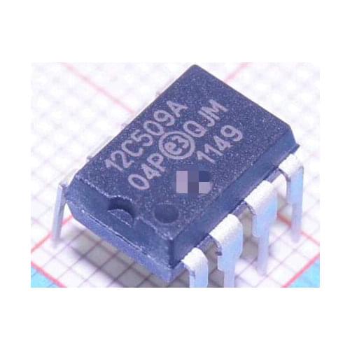 100% Original New 12C509A PIC12C509A PIC12C509A-04/P 8-Bit CMOS Microcontrollers DIP-8 IC x 10PCS FREE SHIPPING Connector