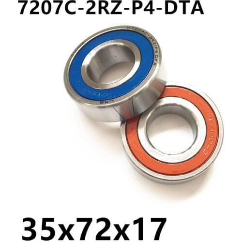 KOYO NSK 2018 New 1 Pair Axk 7207 7207c-2rz-p4-dta 35x72x17 Sealed Angular Contact Bearings Speed Spindle Cnc Abec 7