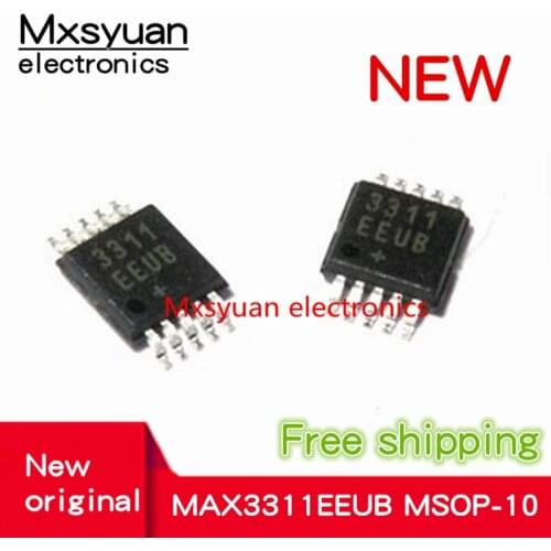 5pcs~50pcs 3311 EEUB MAX3311EEUB MAX3311EEUB+T MSOP10 NEW&ORIGINAL Free shipping