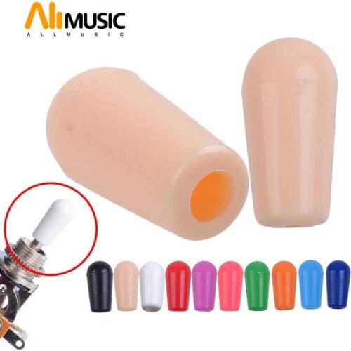 60pcs Muilty Color 3.5mm Plastic Guitar Toggle Switch Tip for LP Electric Guitar