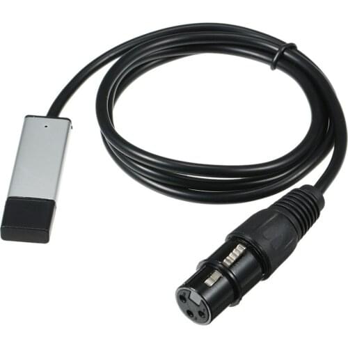 USB to DMX Interface Adapter LED DMX512 Computer PC Stage Lighting Controller Dimmer Drop shipping