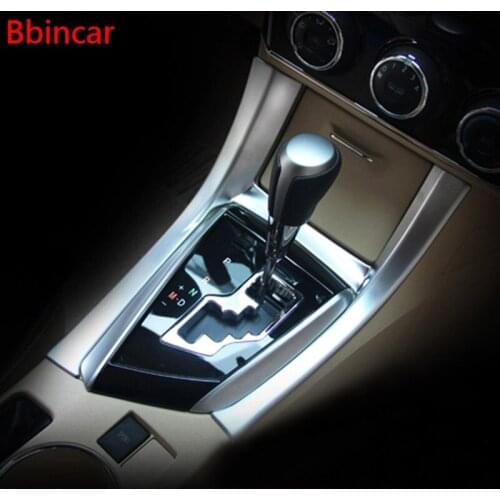 Bbincar Interior Car Gear Shift Panel Cover Trim Left Hand Drive Model Only For Toyota Corolla 2014 2015 2016 2017
