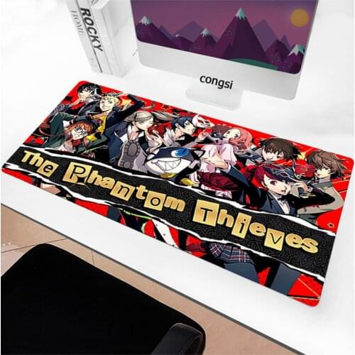 Anime Mouse Pad Persona 5 Large Mousepad Gamer Girl Mouse Office Table Pads Gaming Keyboard Computer Desk Mat Cute Deskpad