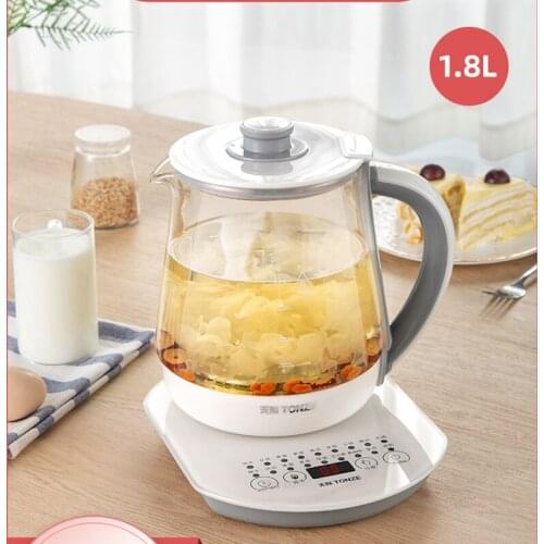 Automatic Health pot 1.8L Heat preservation electric kettle Glass health pot Water boiler electric tea maker Kitchen appliances