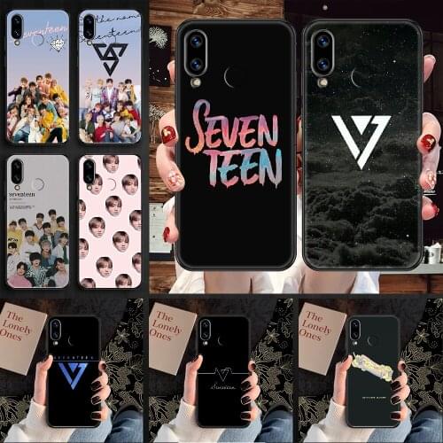 Seventeen kpop Phone case For Huawei Honor 6 7 8 9 10 10i 20 A C X Lite Pro Play black luxury waterproof tpu hoesjes trend