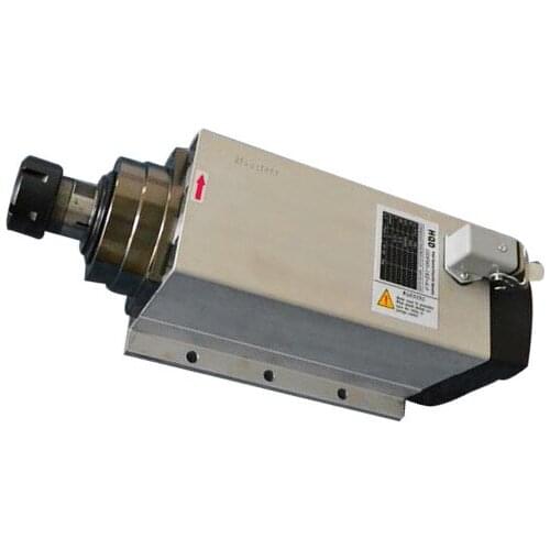 GDF60 flange spindle motor 6KW 18000rpm 220v/380v ER32 SQUARE AIR COOLED SPINDLE MOTOR
