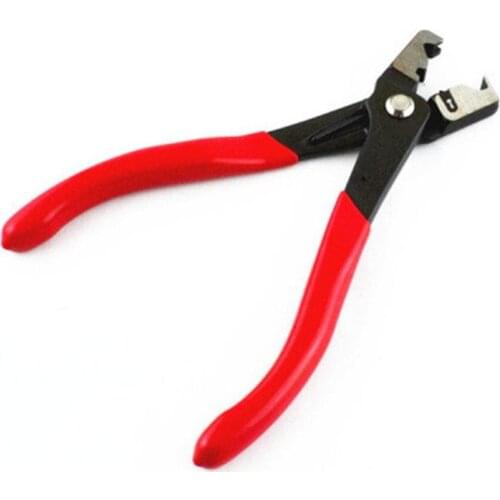 Flexible Wire Long Reach Hose Clamp Pliers Car Replacement Carbon Steel Fuel Oil Water Hose Professional Bicycle Tube Clamp 1pcs