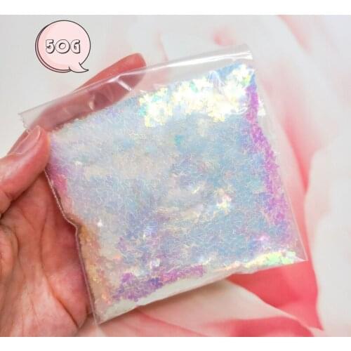 Holographic/Metallic Butterfly 5mm 3D Holographic Butterfly Nail Glitter 50G Splarkly Nail Sequin Flake Ultra-thin Nail Glitter