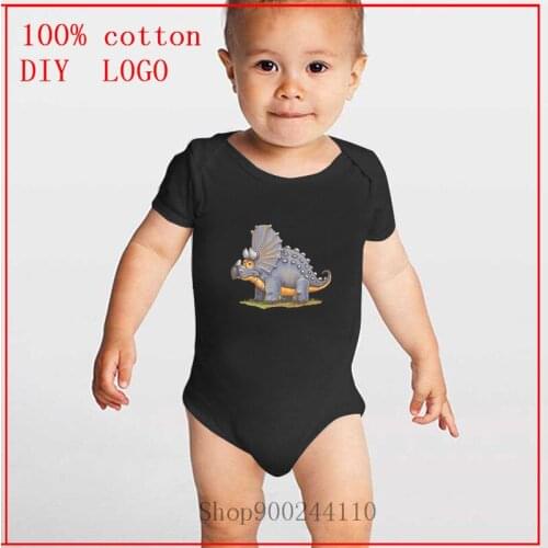 Bodysuits Baby cotton Baby romper Triceratops Dinosaur (1) Jumpsuit Clothes Bodysuits Baby Cotton cheap stuff 0-18M