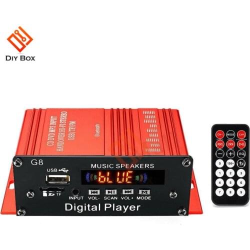 DIY kit 12V speakers in the Car Audio Bluetooth amplifier for speakers 220V sound equipment home music amplificador HIFI Stereo