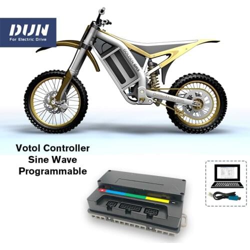 Votol Controller EM50S DC Boost 55A 48V-72V Programmable Sine Wave Motor Driver for Electric Scooter Motorcycle ATV