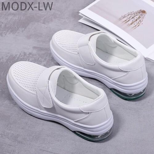 Sneakers Woman Nurse Clogs Shoes - Nursing Women Summer Shoe Female Health Work Flat Walking Soft Non Slip Hospital Nurse Shoes