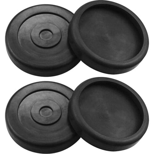 Round Rubber Arm Pads Roll Bridge Jack Pads 5715017 Replace for BENDPAK Lift DANMAR Lift ,4 Pack