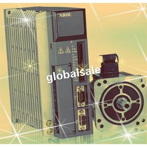 FREE SHIPPING High quality Servo motor set :1.27N.M 0.4KW 3000RPM 60ST AC Servo Motor 60ST-M01330 + Matched Servo Driver