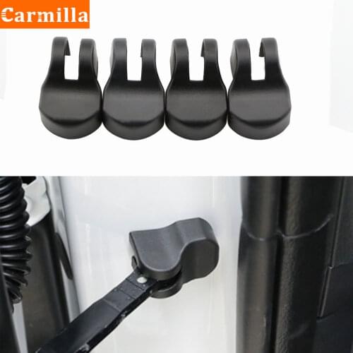 Carmilla 4Pcs/Set ABS Car Door Stopper Protection Cover for Kia Sportage 3 R 2011 - 2015 Accessories Doors Lock Covers Trim