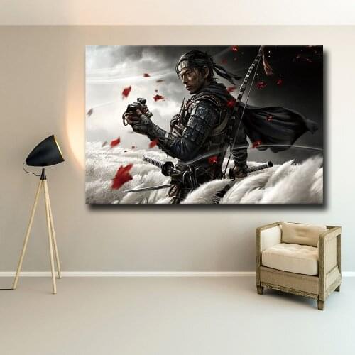 The Game of Ghost of Tsushima Posters and Prints Wall Art Canvas Painting Posters Wall Art Pictures for Living Room Home Decor