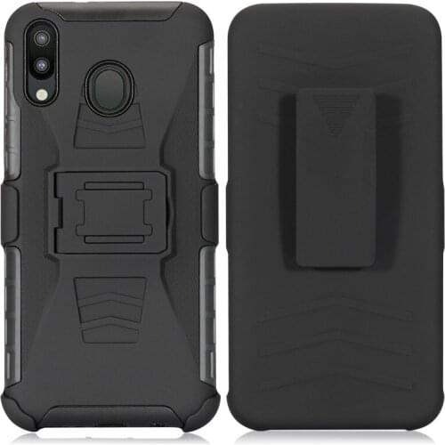 Shockproof Case For Huawei P Smart Z Y7P Hybrid Armor Stand Belt Clip Holster Cover for Huawei Y7 Y9 Prime 2019 P30 Lite P40 Pro