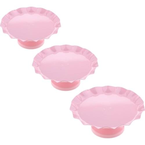 Pink/Blue/Black Iron Cake Stand Cupcake Display Plate Baby Shower Engagement