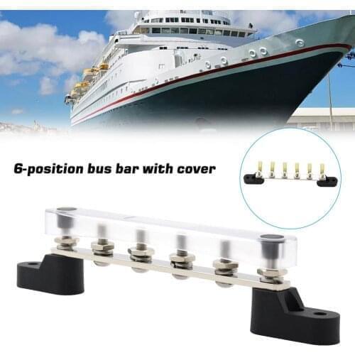 Bus Bar Durable M6 100A Straight Line Single Busbar