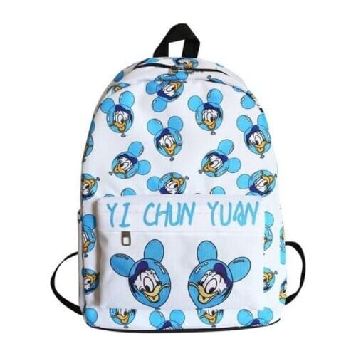 Cartoon Micky Mouse Schoolbags Girl Boys Middle School Students Backpack Minnie Junior High School Student Backpack Women Bags