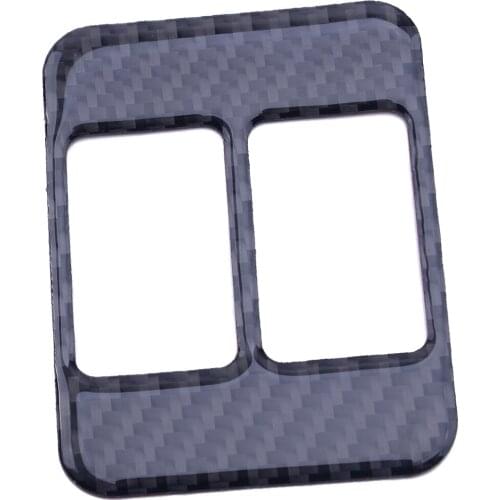 Carbon Fiber Car Center Console Heating Button Cover Trim Moulding Frame Fit for Subaru BRZ Toyota 86 2013 2014 2015 2016 2017