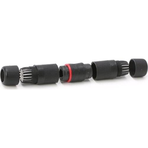 Waterproof RJ45 Connector Cable Network Double Head Adapter Coupler Extension D0UA