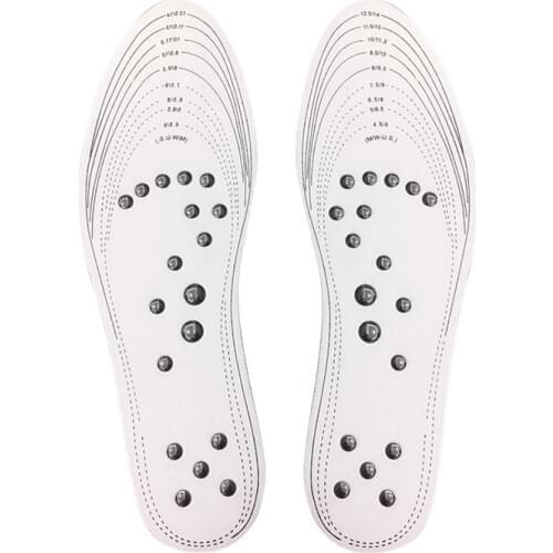 1 Pair Memory Foam Magnetic Therapy Insole Healthy Magnetic Therapy Massage Insole Improves Blood Circulation And Sleep Quality