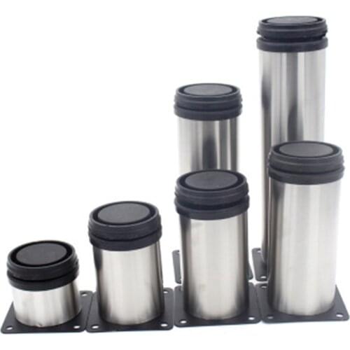1Pcs 5CM-20CM Furniture Adjustable Cabinet Legs Stainless Steel Furniture Legs Cabinet Table Sofa Bed Feet Furniture Legs Feet