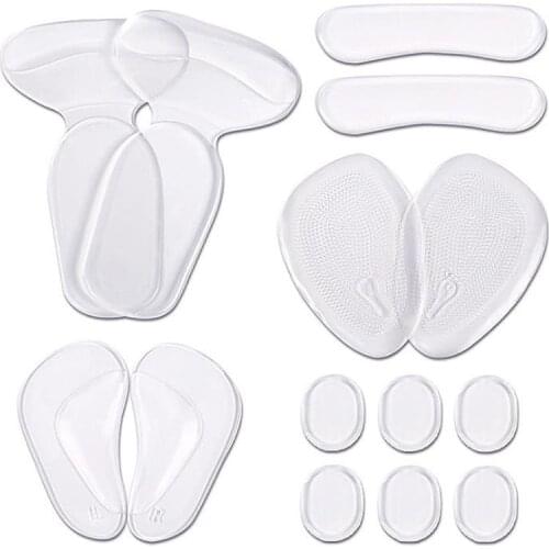 2/14pcs Liner Adult Abrasion Tool Blister Prevention Transparent Mini Foot Protection Men Women Inserts Easy Use Heel Grips Set