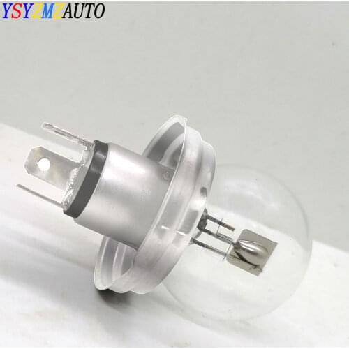 2pcs Motorbike Headlight R2 G40 P45t 45/40W Car Head Light Halogen Bulb Moped Scooter ATV Lamp Bulb Aluminum Light 12V 24V