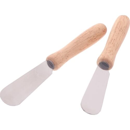 2pcs Stainless Steel Cheese Butter Spatula Child Kid Sandwich Cheese Slicer Knife Cutter Safety Kitchen Tool