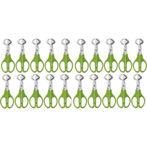 20Pcs Birds Quail Egg Scissors Pigeon Cutting Opener Cutter Kitchen Cracker Clipper Shear Knife Blade Slicers Gadgets