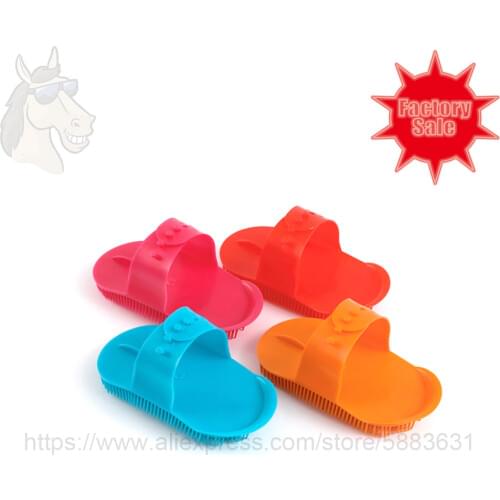 22 2002 Curry comb (mid size) with adjustable buckle 14.8*7.5cm for horse grooming massage clean horse body factory direct sale